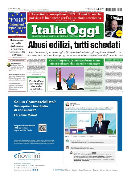 Italia oggi : quotidiano di economia finanza e politica